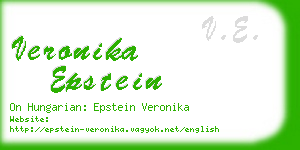 veronika epstein business card